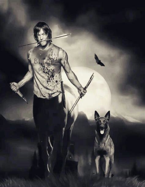 Daryl Dixon And Dog The Walking Dead Famous People Daryl Dixon