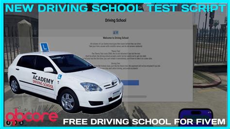 Qbcore Driving School Script Free Fivem Roleplay Scripts Fivem