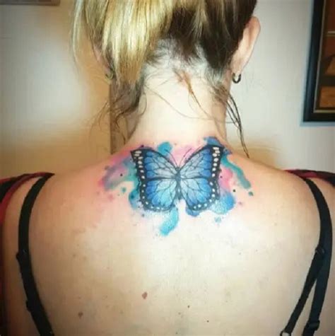 30 Butterfly Neck Tattoo Designs With Meaning Art And Design