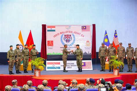 Indian Malaysian Armies Participate In Exercise Harimau Shakti