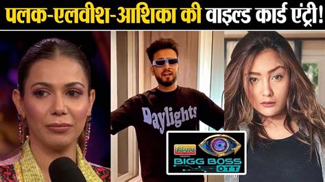 Bigg Boss Ott Wild Cards Elvish Yadav Aashika Bhatia And Palak To