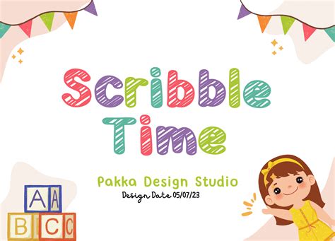 Scribble Time Font By Pakka Design Studio · Creative Fabrica