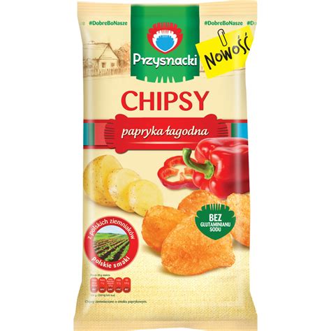 Przysnacki chipsy papryka łagodna 135 g Przysnacki Sklep EMPIK