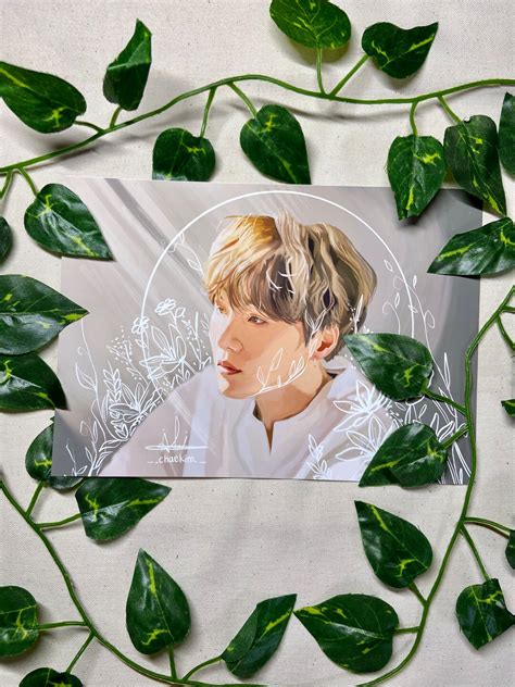 BTS Suga Suga Fanart BTS Prints - Etsy