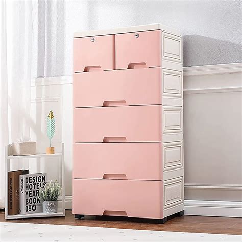 2022 Plastic Dressers With 6 Drawers Storage Cabinet Closet Drawers