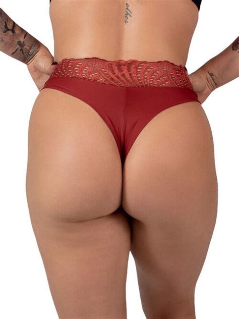 Comprar Calcinha De Microfibra E Renda Maria Sacoleira Lingerie