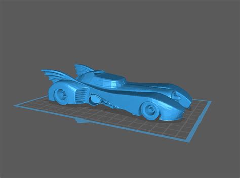 Batman Batmobile 3d Print Stl Files Download Etsy