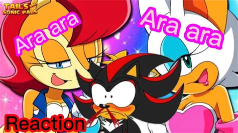 Hazbin Shadow Reacts To Sonic Girls Say Ara Ara Rechallenge YouTube