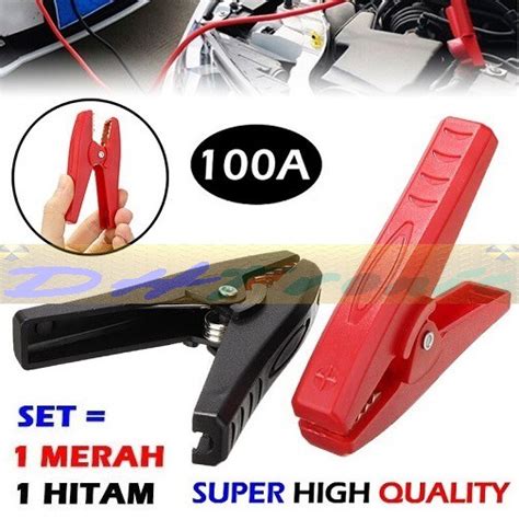 Jual Capitan Aki Tembaga A Jepit Alligator Clip Besar Mm Body