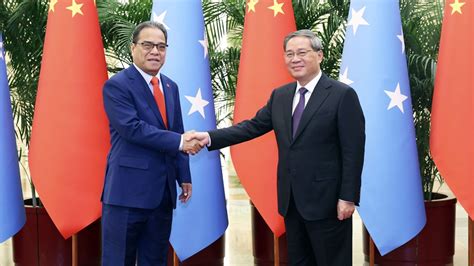 Premier Li Calls For Mutually Beneficial Cooperation With Micronesia CGTN