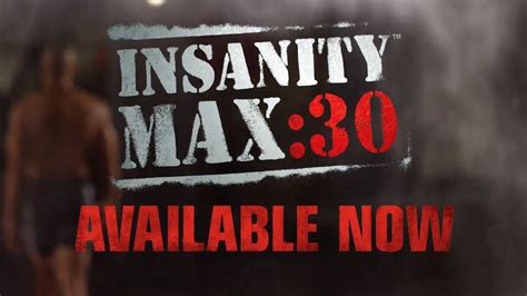 Insanity Max 30 Is Now Available Youtube