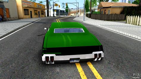 Sabre Drift Green Strips Para GTA San Andreas