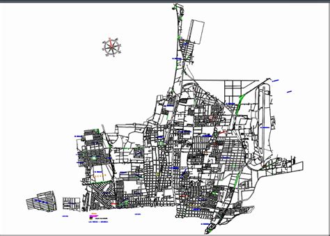 Plano Catastral De La Ciudad De Salta Dwg Block For Autocad