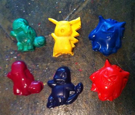 Pokemon Inspired Crayons Pokemon Party Old Pokemon Pokemon