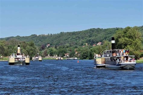 Elbe Weisse Flotte Sachsen Dampferzeitung Ch