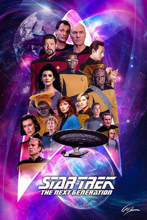 Star Trek Tng Wall Poster By Pzns On Deviantart