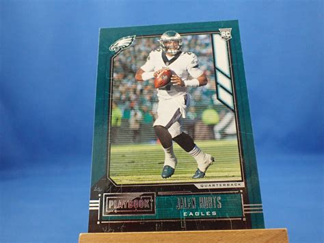 Jalen Hurts Playbook Rc Rookie Ebay