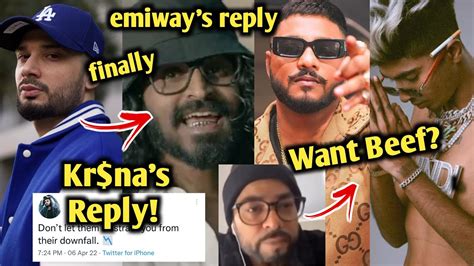 Kr Na Vs Emiway Kr N S Reply To Emiway Emiway S Reaction Bohemia