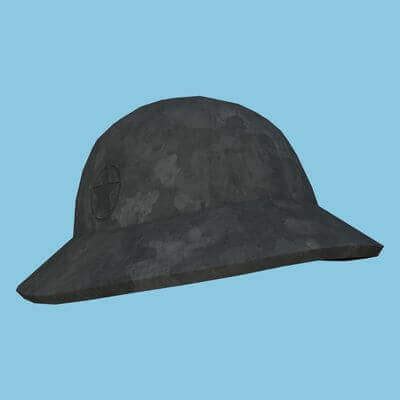 Soldier Helmet 05 - Black Camouflage 3D Model by gsommer