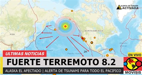 Fuerte Terremoto 82 En Alaska Enciende Las Alarmas De Tsunami