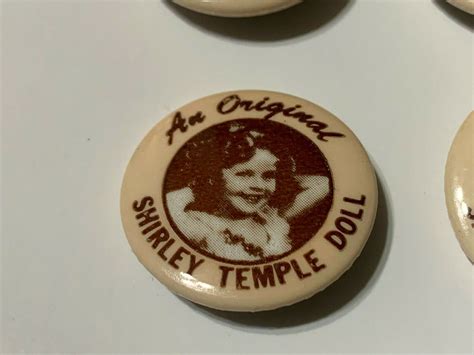 Lots 4 Vintage Shirley Temple Picture Doll Pinback EBay