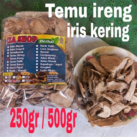 Jual Temu Ireng Iris Kering Gr Shopee Indonesia