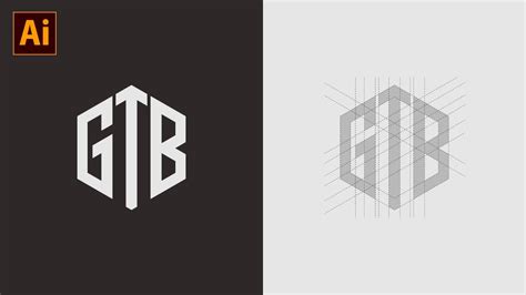 Cara Membuat Logo Monogram Tiga Huruf Di Adobe Illustrator Part 9