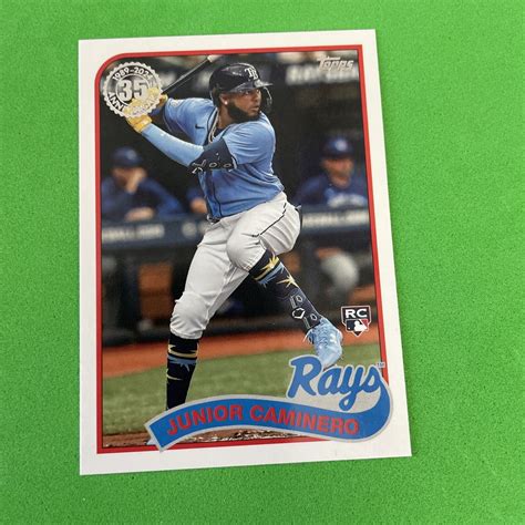 Topps Series Junior Caminero Topps Rookie B Tampa Bay