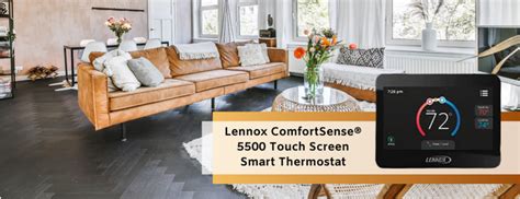 The Lennox Comfortsense Touch Screen Smart Thermostat An Ideal