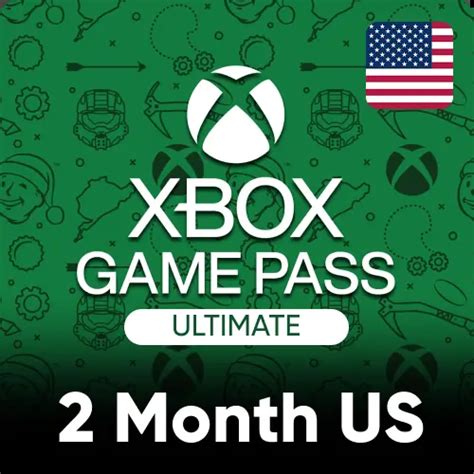 Xbox Game Pass Ultimate 2 Month Us Xbox One Series X S Windows 10