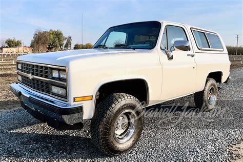 Lot 189 1989 Chevrolet K5 Blazer Custom Suv Barrett Jackson