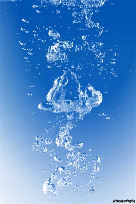 Брызги воды, пузыри