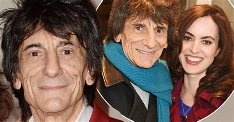 Ronnie Wood 68 To Be A Dad Again Star Expecting Twins With Wife Sally Humphreys 37