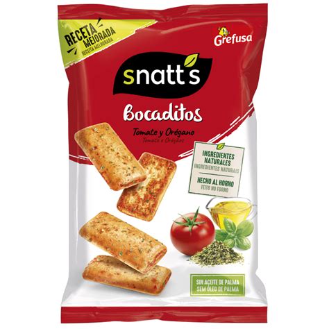 Snatt S Bocaditos Tomate Y Or Gano Grefusa