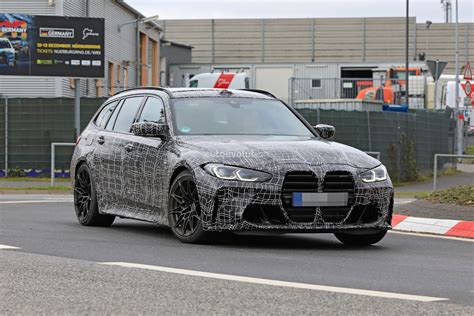 G Bmw M Touring Spied At The Nurburgring Flaunting Wide Fenders