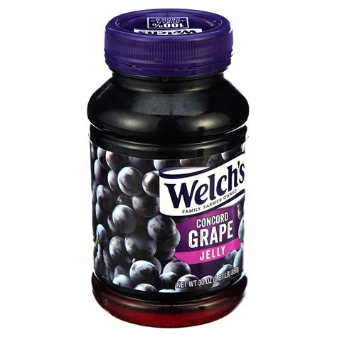 Welchs Concord Grape Jelly 30 Oz Jar