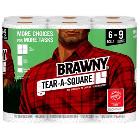 Brawny Pick A Size Large Roll Paper Towels Rolls Rolls Kroger