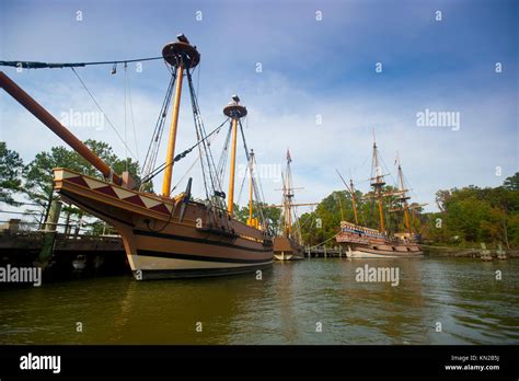 Usa Virginia Va Historic Jamestown Settlement Three Ships Susan