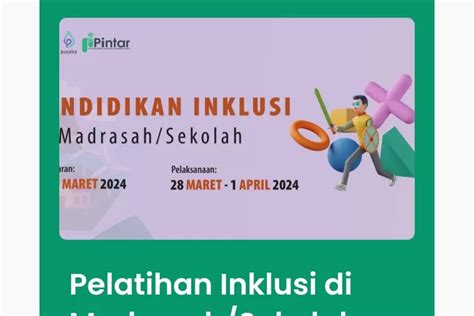 30 Soal Latihan PINTAR Kemenag Penyelenggaraan Pendidikan Inklusi