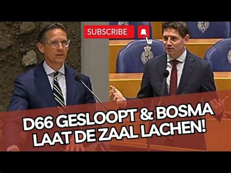 Eerdmans Pakt Paternotte Aan Bosma Laat De Zaal Lachen Youtube