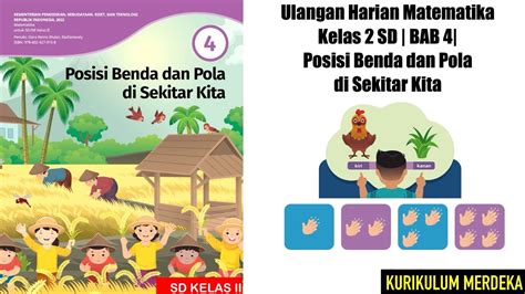 Ulangan Harian Matematika Kelas 2 Sd Bab 4 Posisi Benda Dan Pola Di