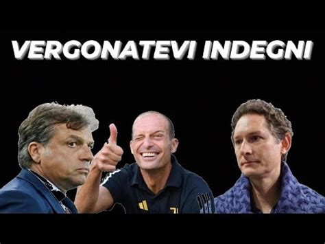 JUVE GENOA 0 0 VERGONATEVI INDEGNI SCHIFOSI YouTube