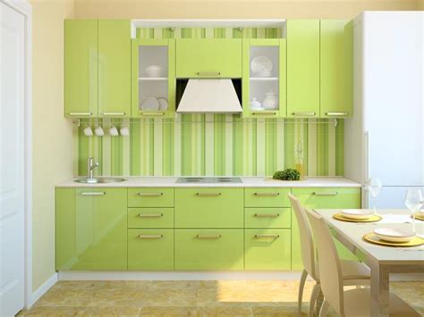 Lime green kitchen photos