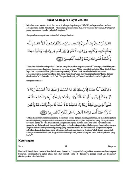 Pdf Asbabun Nuzul Surat Al Baqoroh Ayat Terakhir Compress Pdf