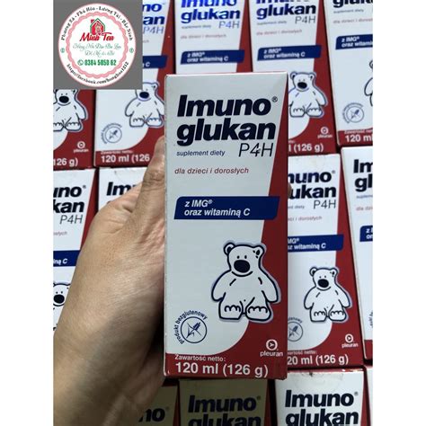 Tăng đề kháng Imunoglukan 120ml giảm ốm vặt Shopee Việt Nam