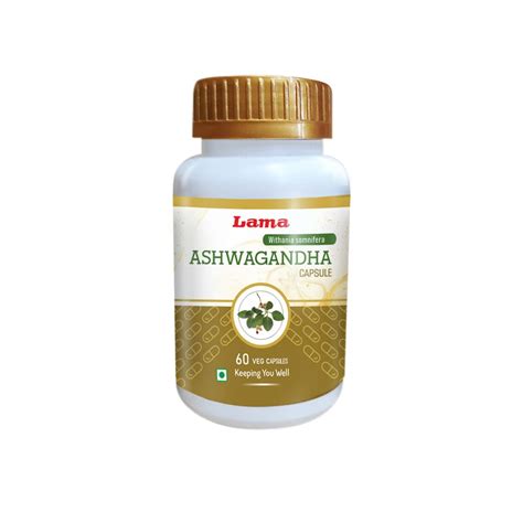 Lama Ashwagandha Capsule Withania Somnifera With Pure Natural