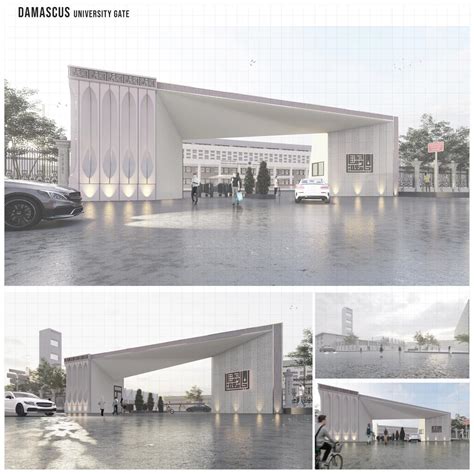 Damascus University Gate Competition By Mouayad Al Najjar Issuu