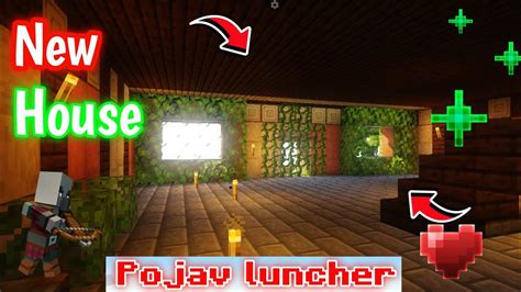 I Build A House Pojav Luncher Survival Gameplay Youtube