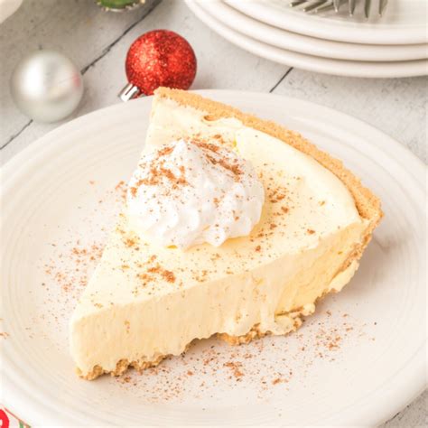 No Bake Eggnog Pie Love Bakes Good Cakes