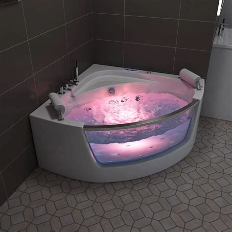 Corner Hydromassage Whirlpool Bath Air Bubble Freestanding Massage Bathtub Buy Massage Bathtub